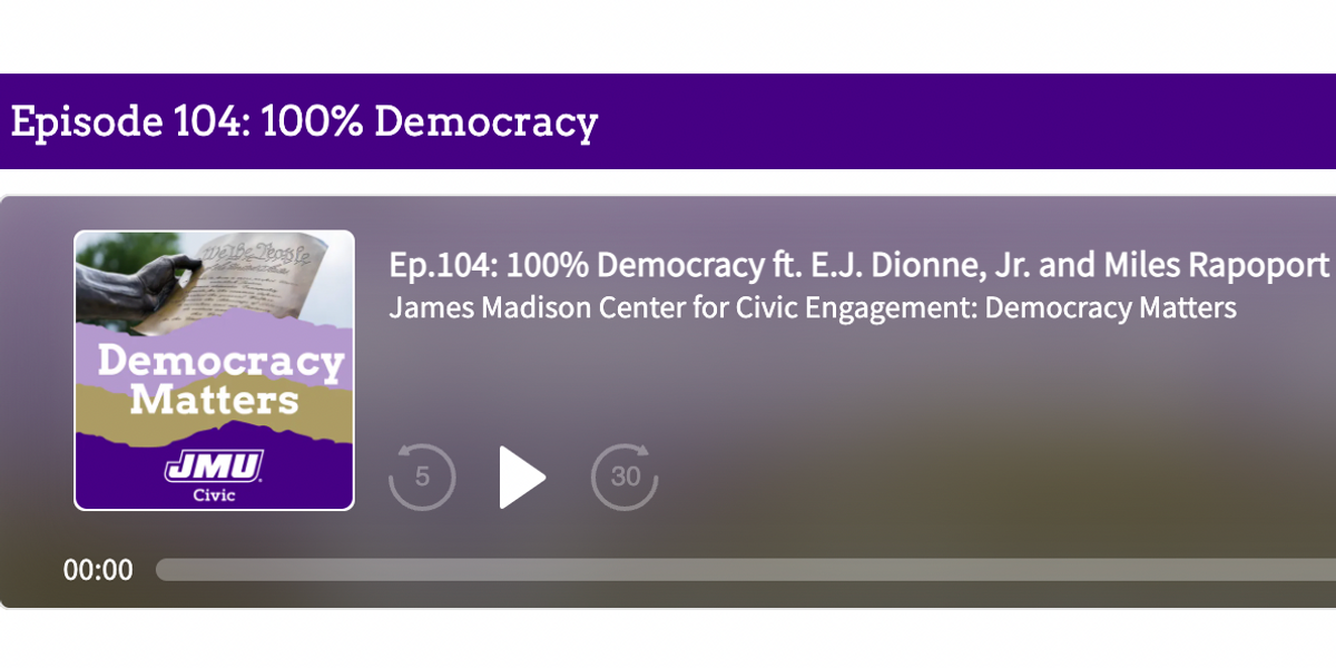 Podcast: 100% Democracy
