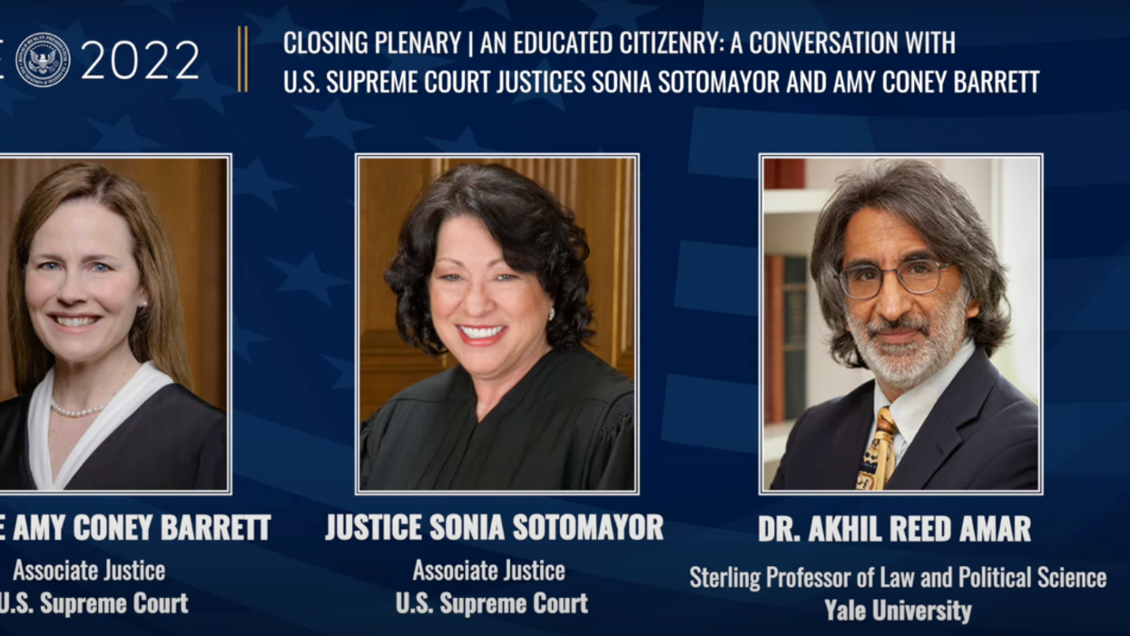 Civic education bridges ideological divide for two justices