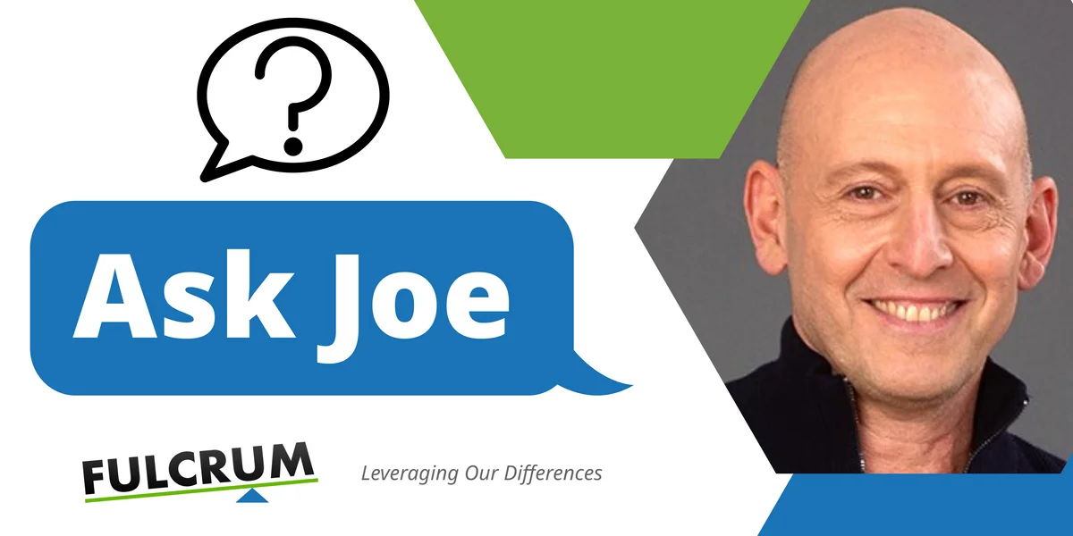 Ask Joe: Cultivating our own resilience