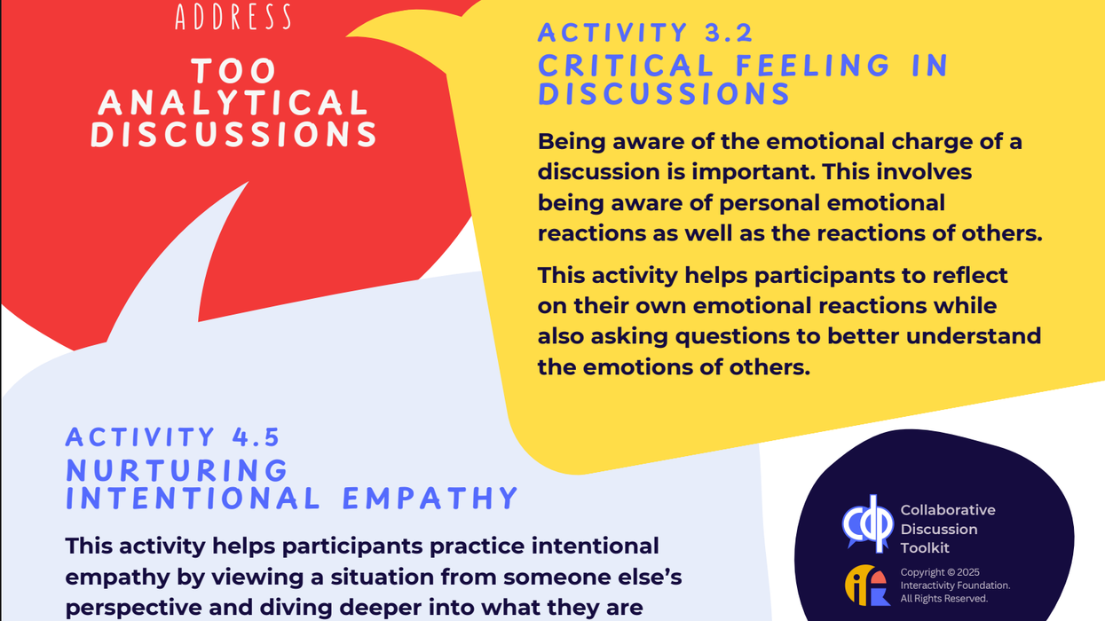 Activities to Practice Discussions