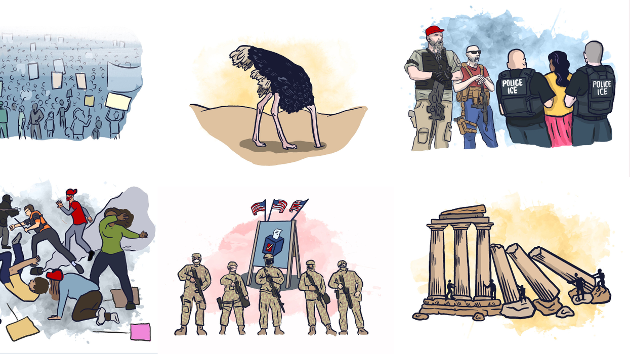 Images of anxiety and unrest