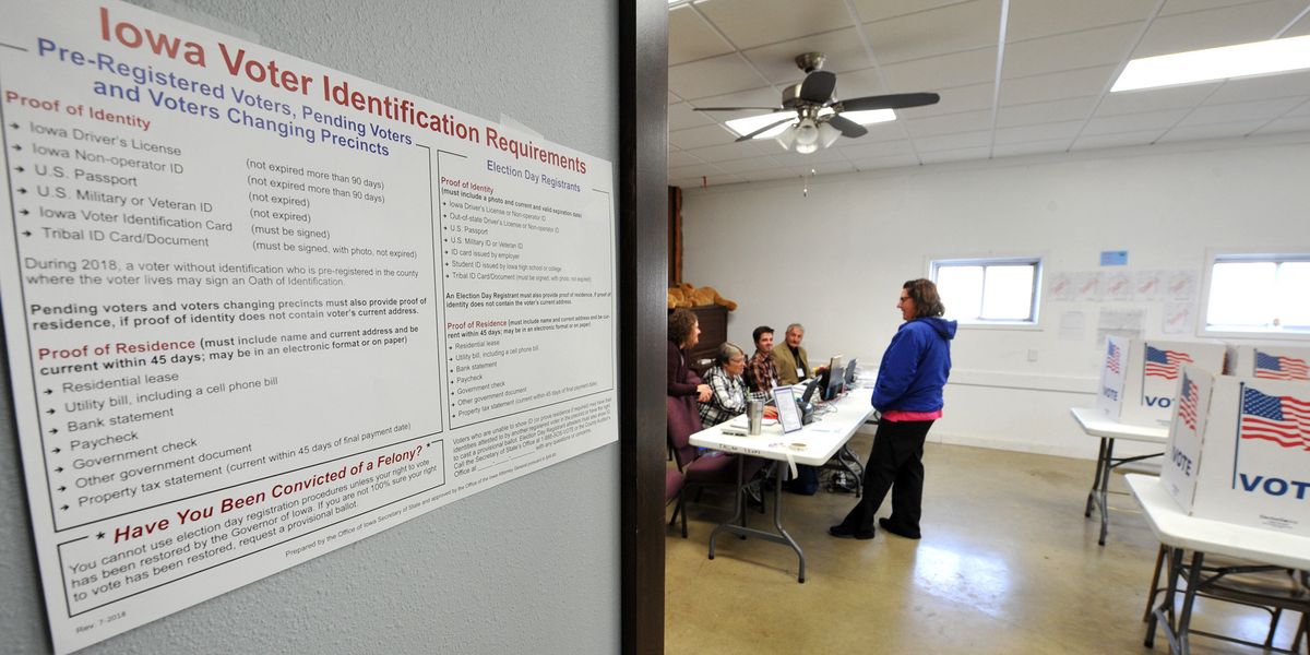 Iowa voting