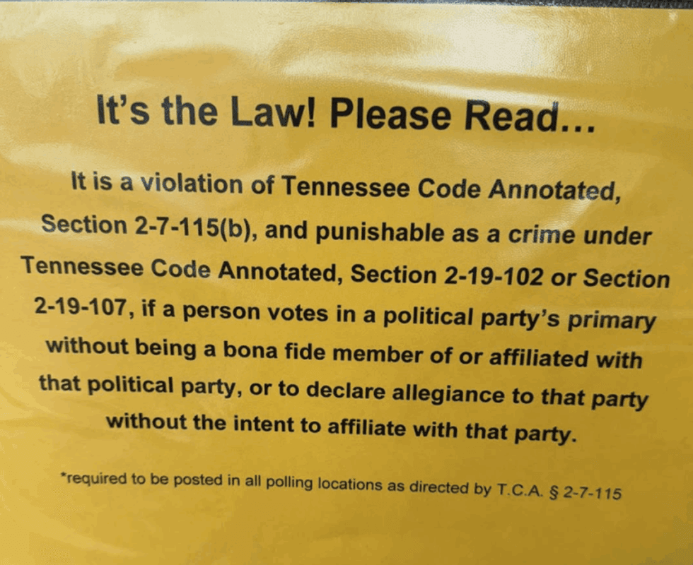 it's the law sign