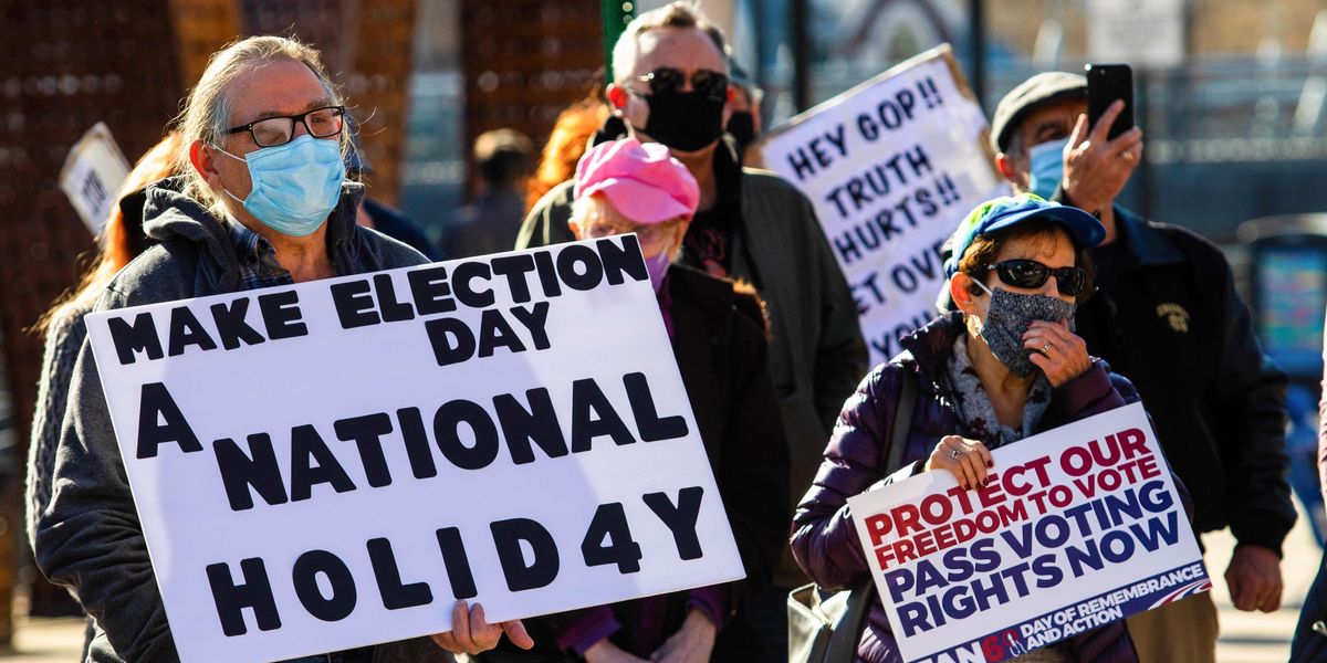 Jan. 6 anniversary, voting rights protest