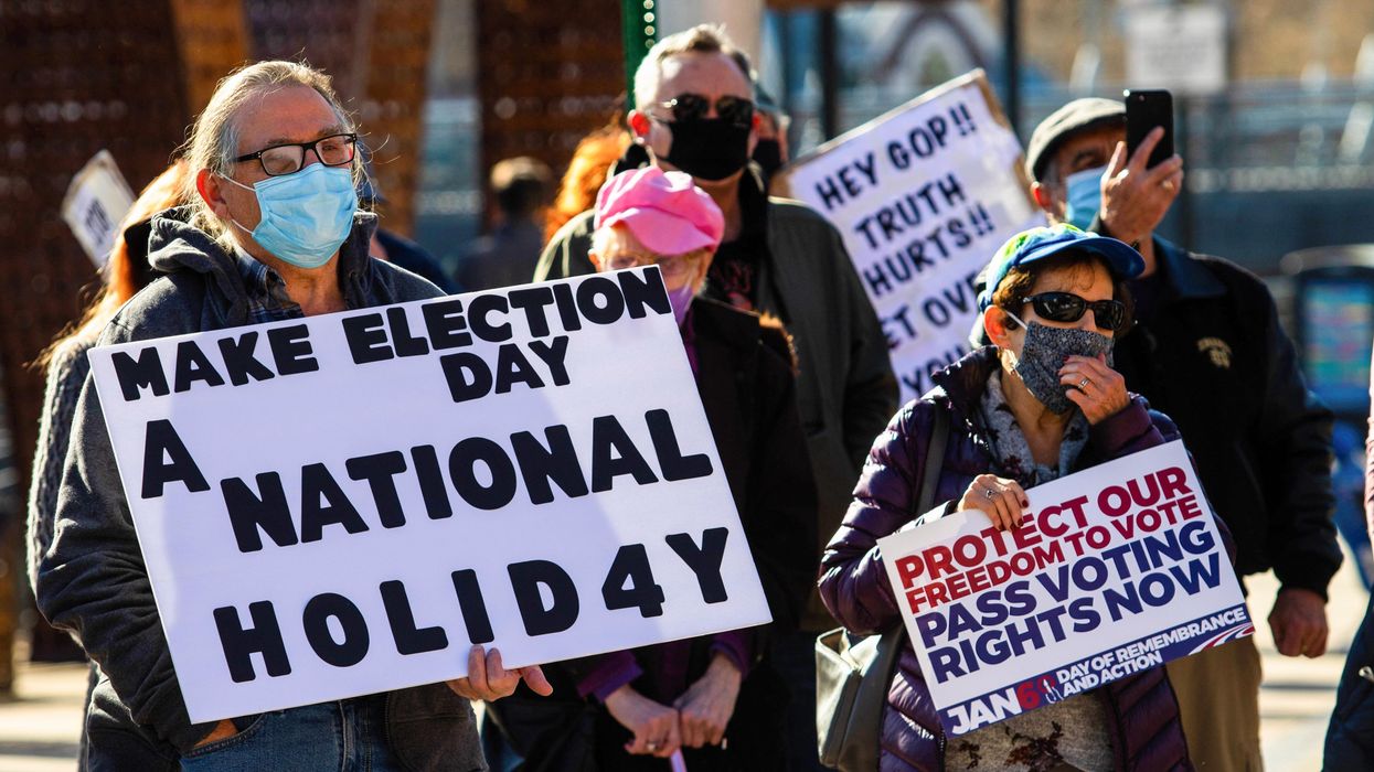 Jan. 6 anniversary, voting rights protest