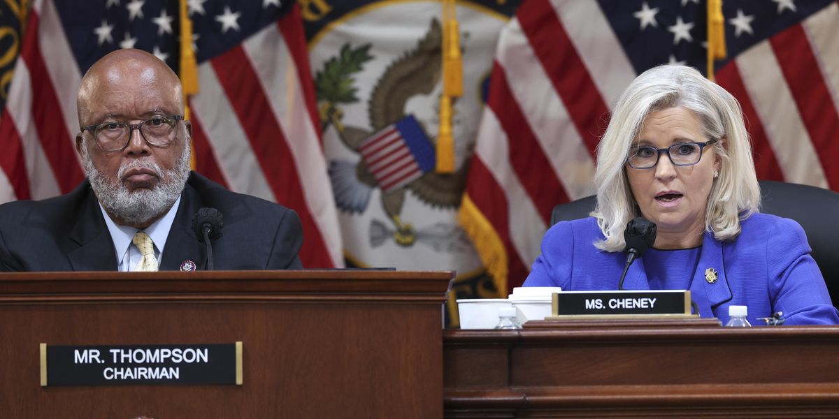 Jan. 6 committee hearing with Rep. Bennie Thompson and Rep. Liz Cheney