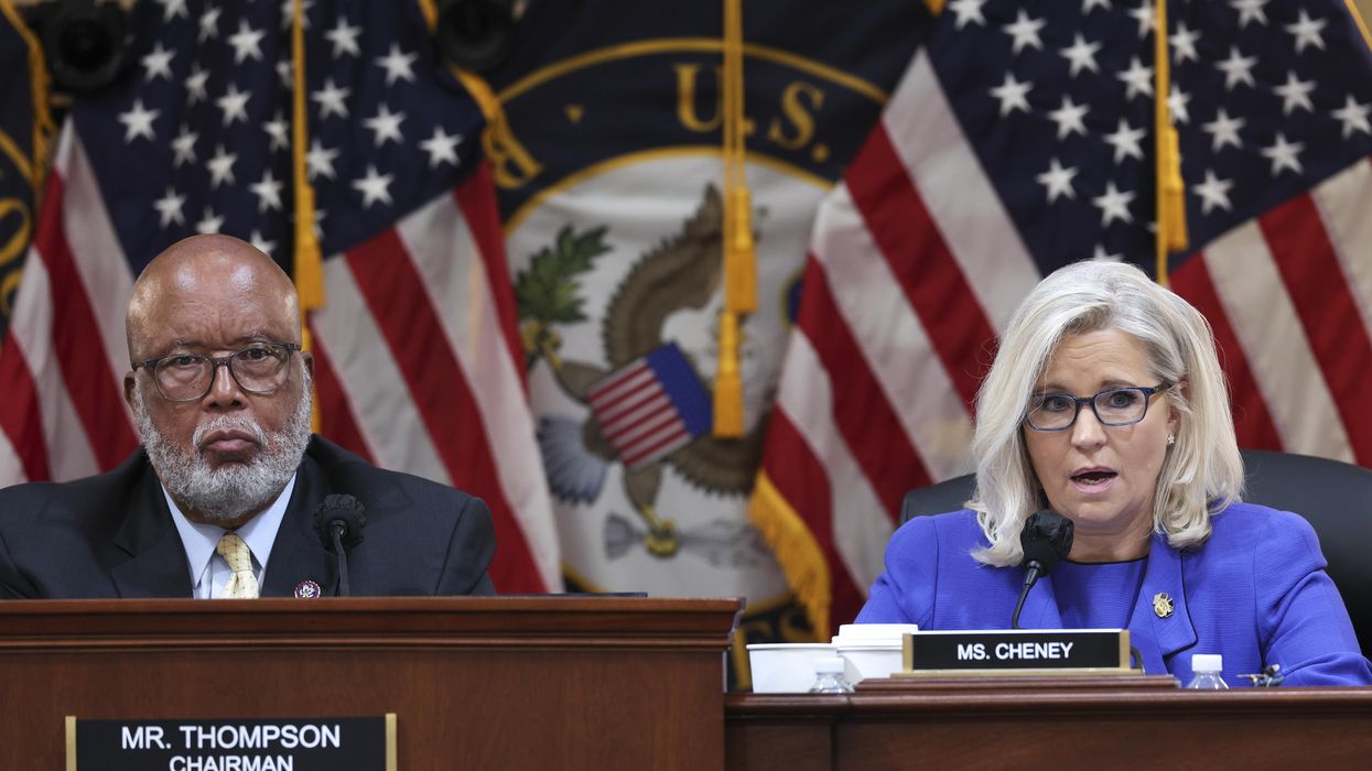 Jan. 6 committee hearing with Rep. Bennie Thompson and Rep. Liz Cheney