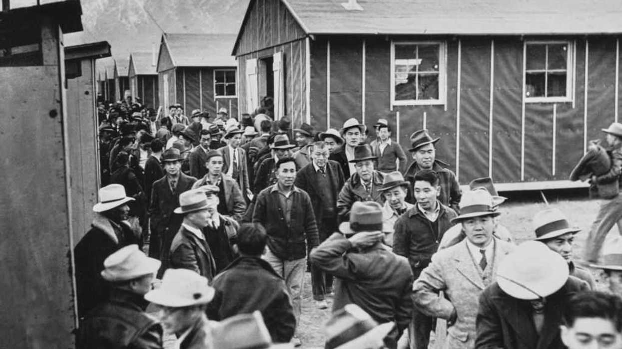 Japanese Americans were detained in American internment camps during World War II.