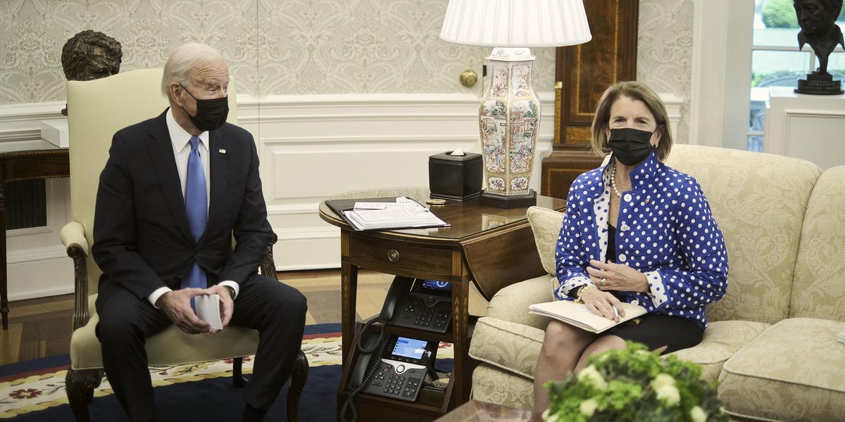 Joe Biden and Shelley Moore Capito