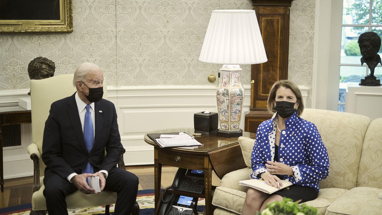 Joe Biden and Shelley Moore Capito
