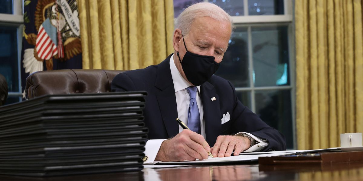 Joe Biden signs executive orders