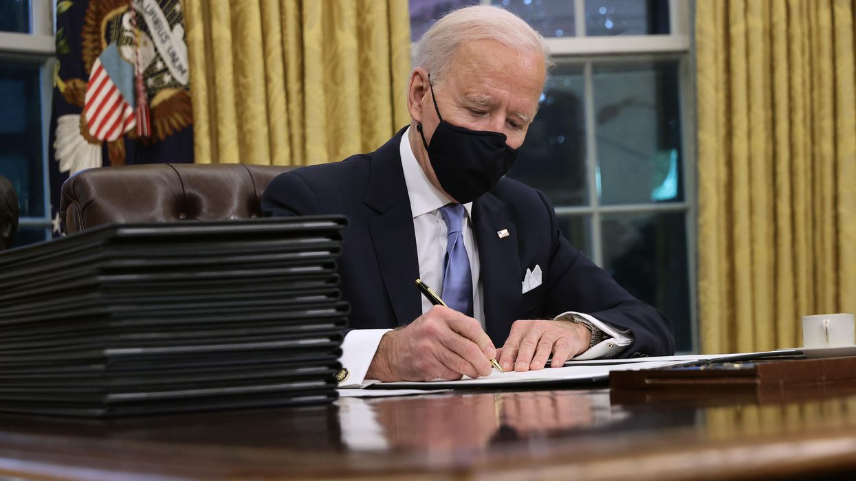 Joe Biden signs executive orders