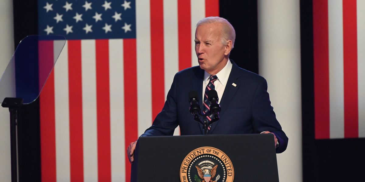 Joe Biden speaking in Pennsylvania