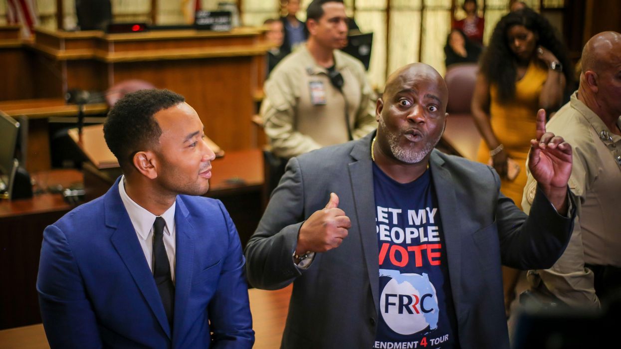 John Legend and Desmond Meade