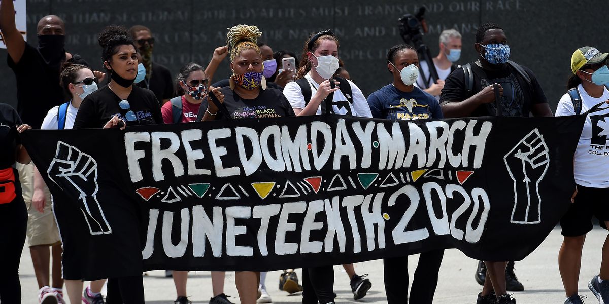 Juneteenth march