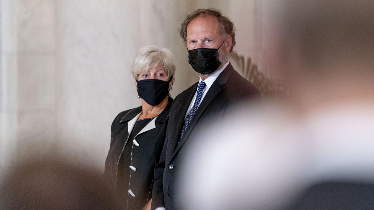 Jusice Samuel Alito and his wife Marthan-Ann