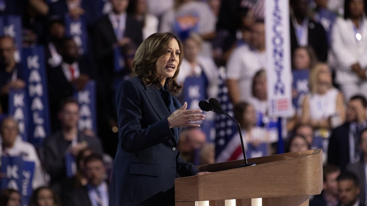 Kamala Harris at the Democratic National Convention