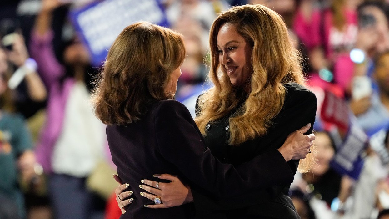 Kamala Harris embraces Beyonce
