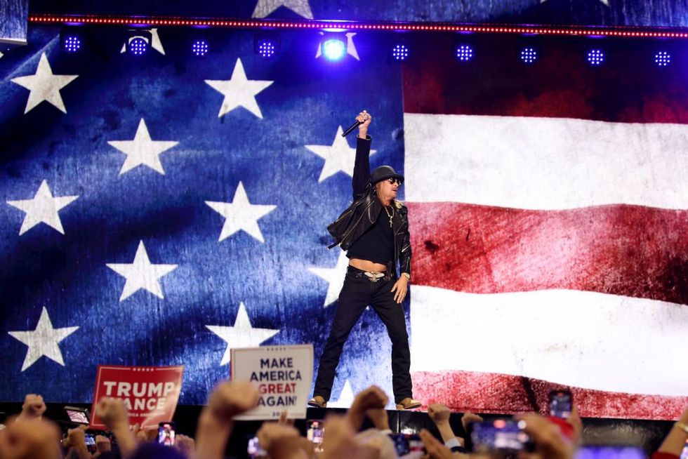kid rock performs