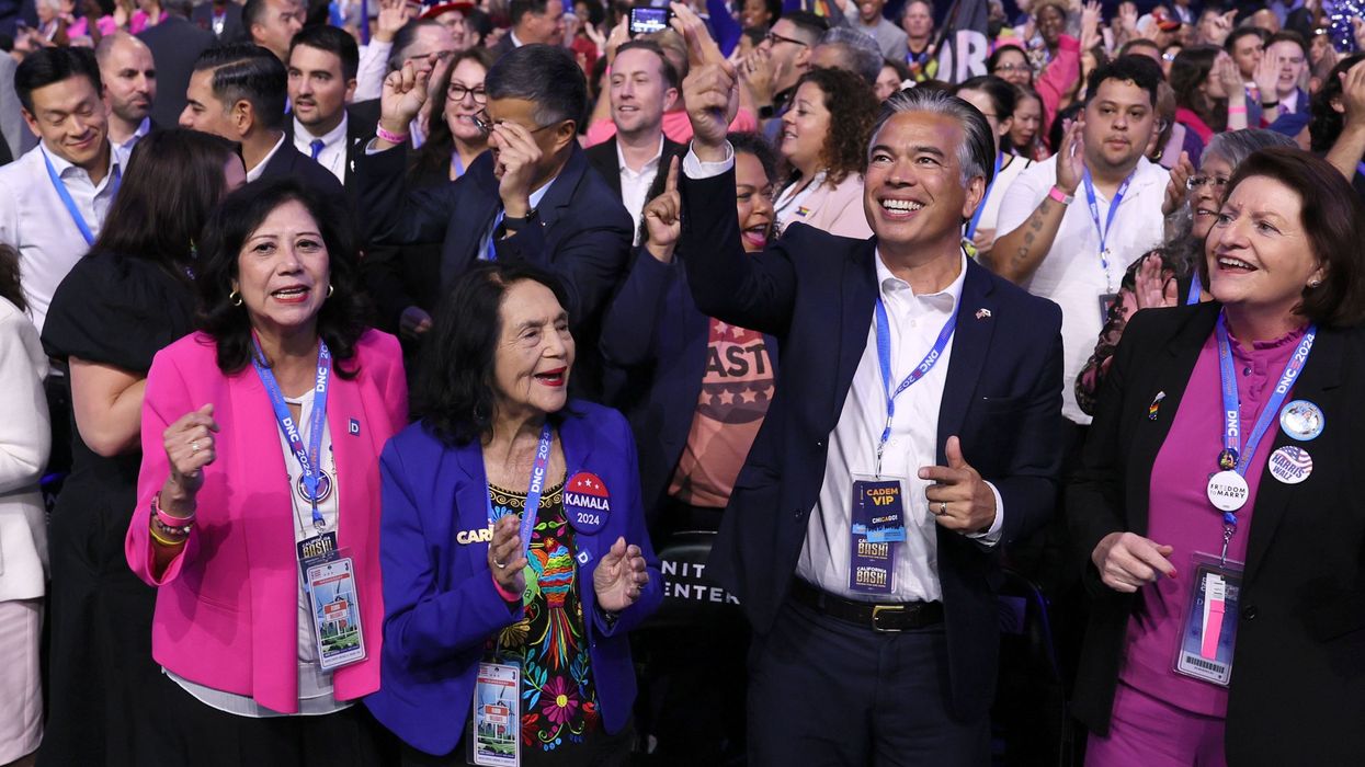 Latino attendees of the Democratic National Convention