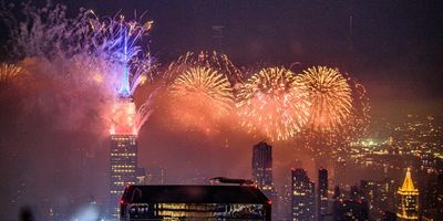 Fireworks on July 4, 2021
