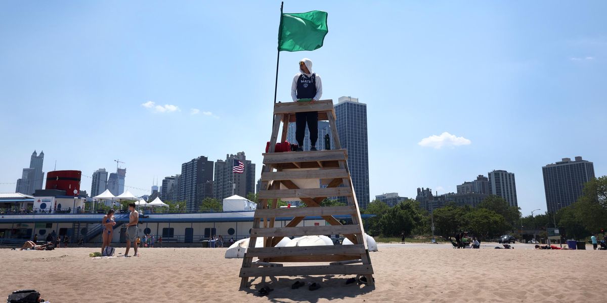 Lifeguard at the beach