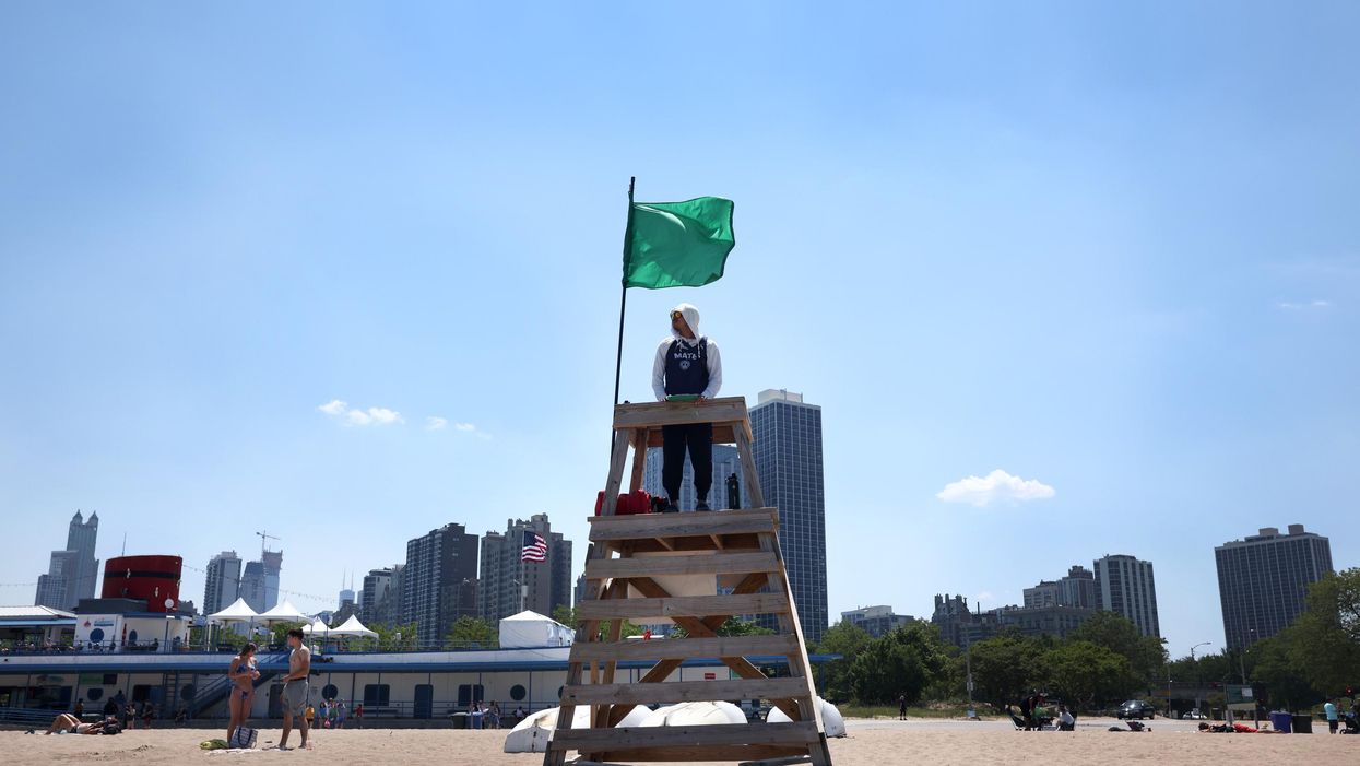Lifeguard at the beach