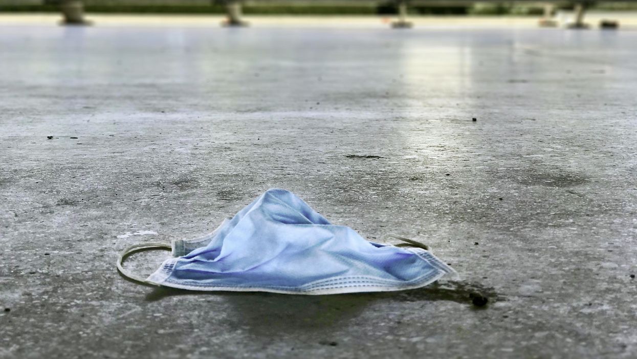 Litter on the street