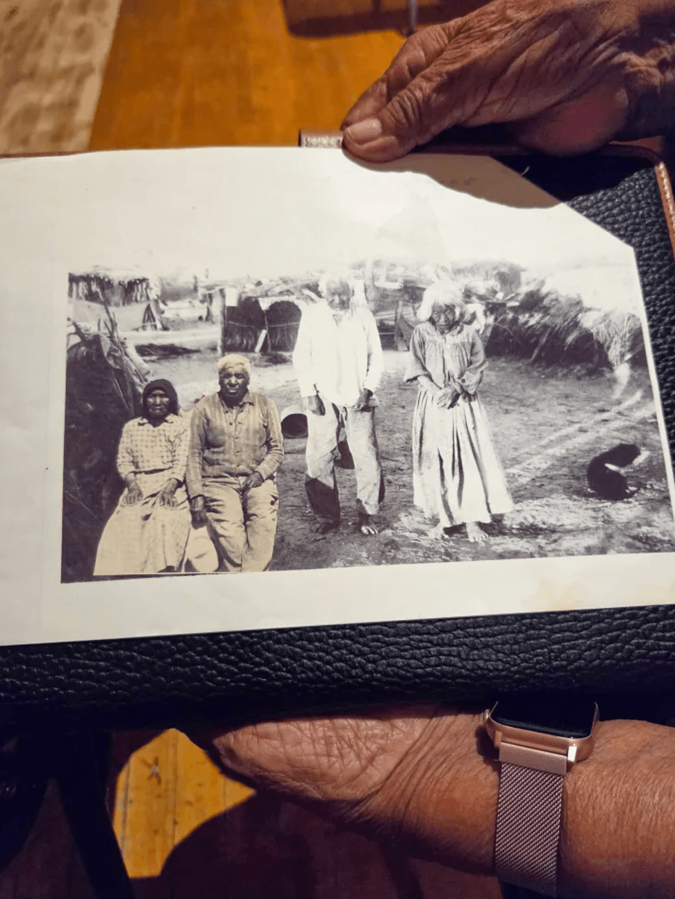 Lorraine Marquez Eiler\u2019s photo of her great-great grandparents and her great-grandparents, who would walk about 50 miles through the Sonoran Desert to the springs.Lorraine Marquez Eiler\u2019s photo of her great-great grandparents and her great-grandparents, who would walk about 50 miles through the Sonoran Desert to the springs.