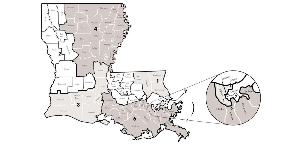 Louisiana’s high court a racial gerrymander, federal suit alleges, and part of a larger trend