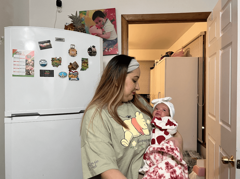 Luz Angela Nu\u00f1ez with her daughter Aisha Quershi Nu\u00f1ez at their home in College Point, Queens.