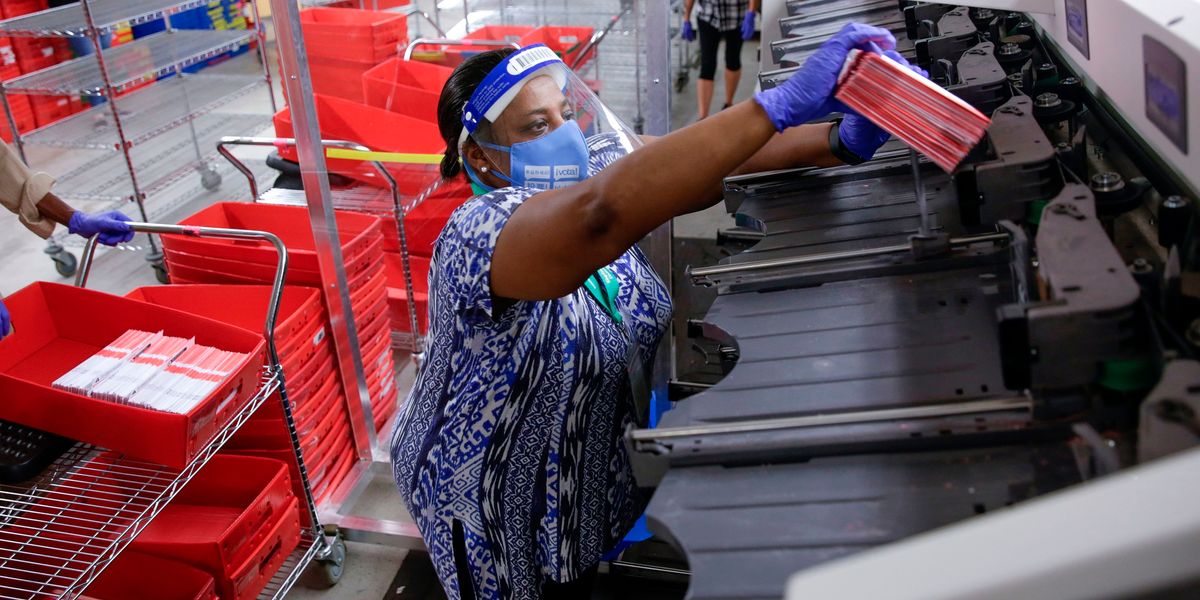 mail ballots sorting