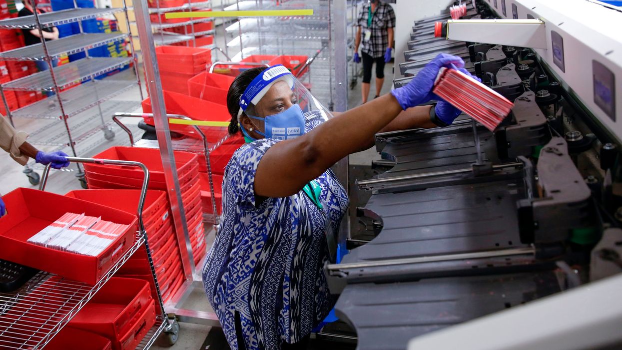 mail ballots sorting