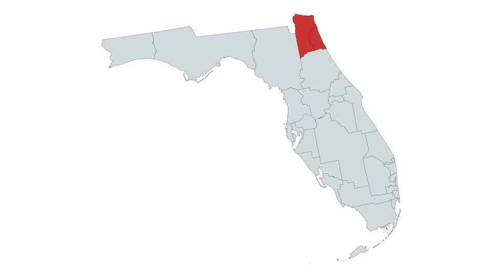 Map of Florida congressional districts