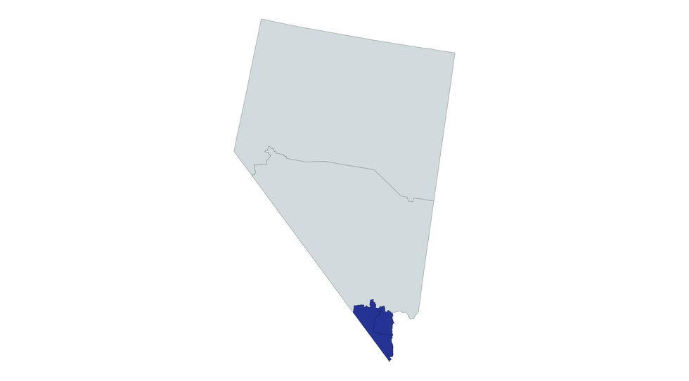 Map of Nevada congressional districts