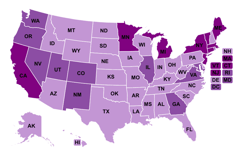map of the united states
