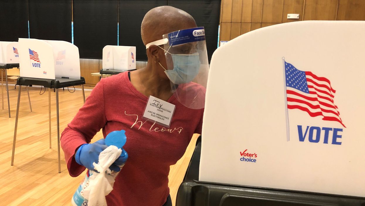 Maryland election worker