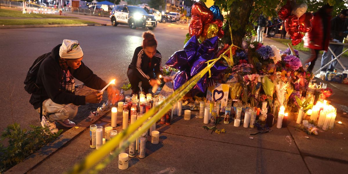 Memorial for victims of Buffalo shooting