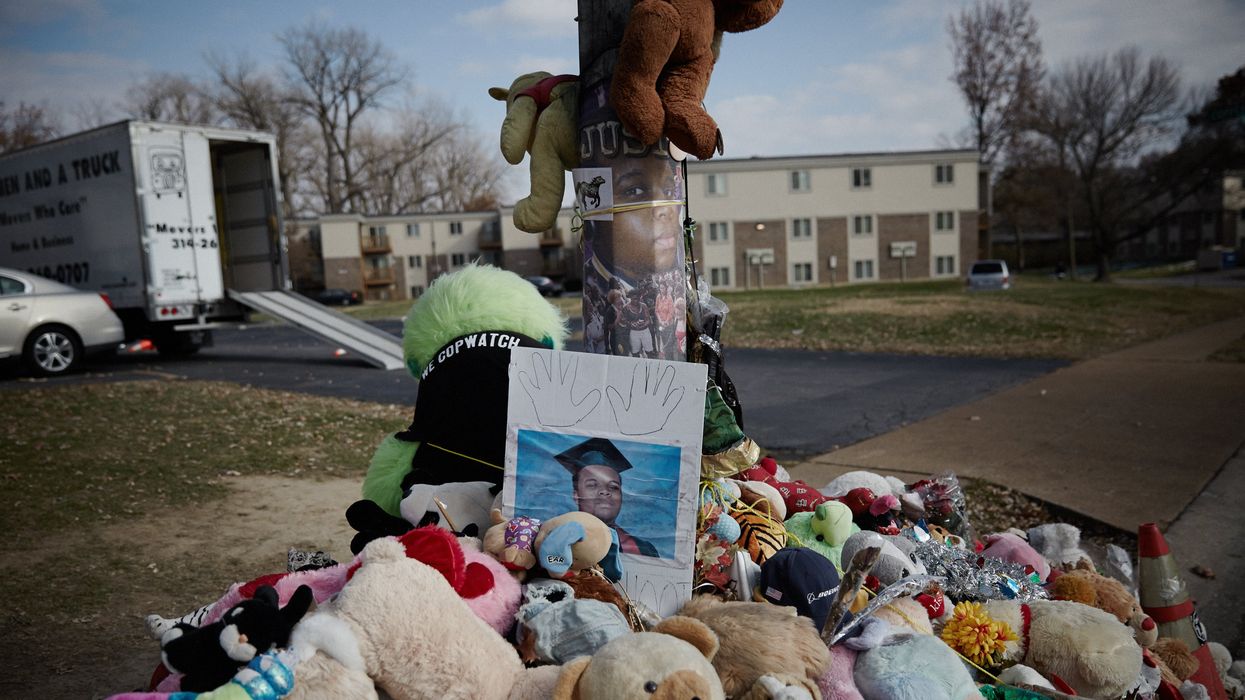 Memorial to Michael Brown