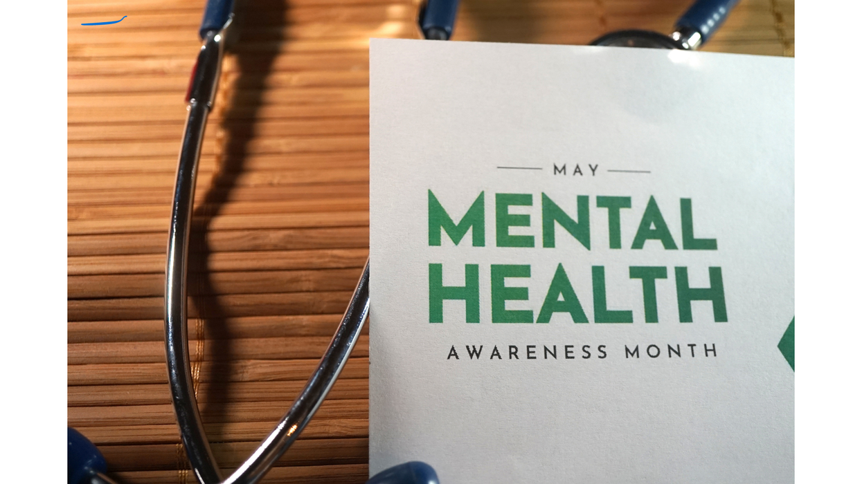 Mental Health Awareness Month sign