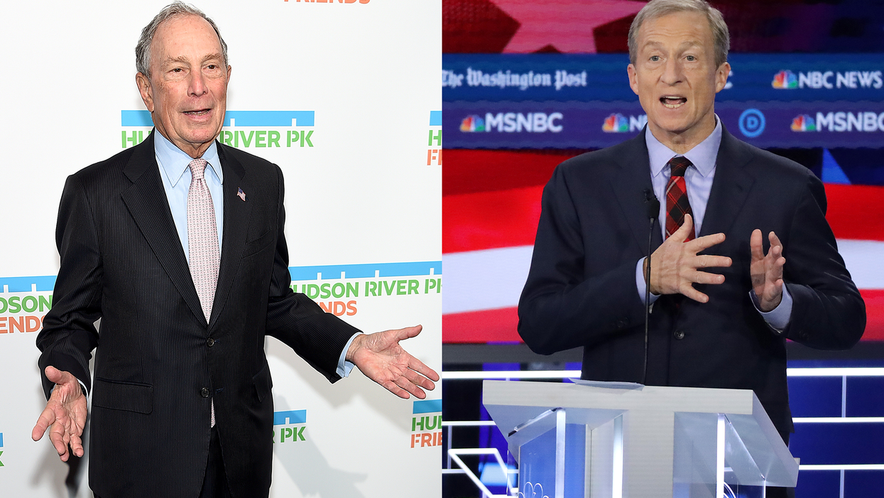 Michael Bloomberg and Tom Steyer