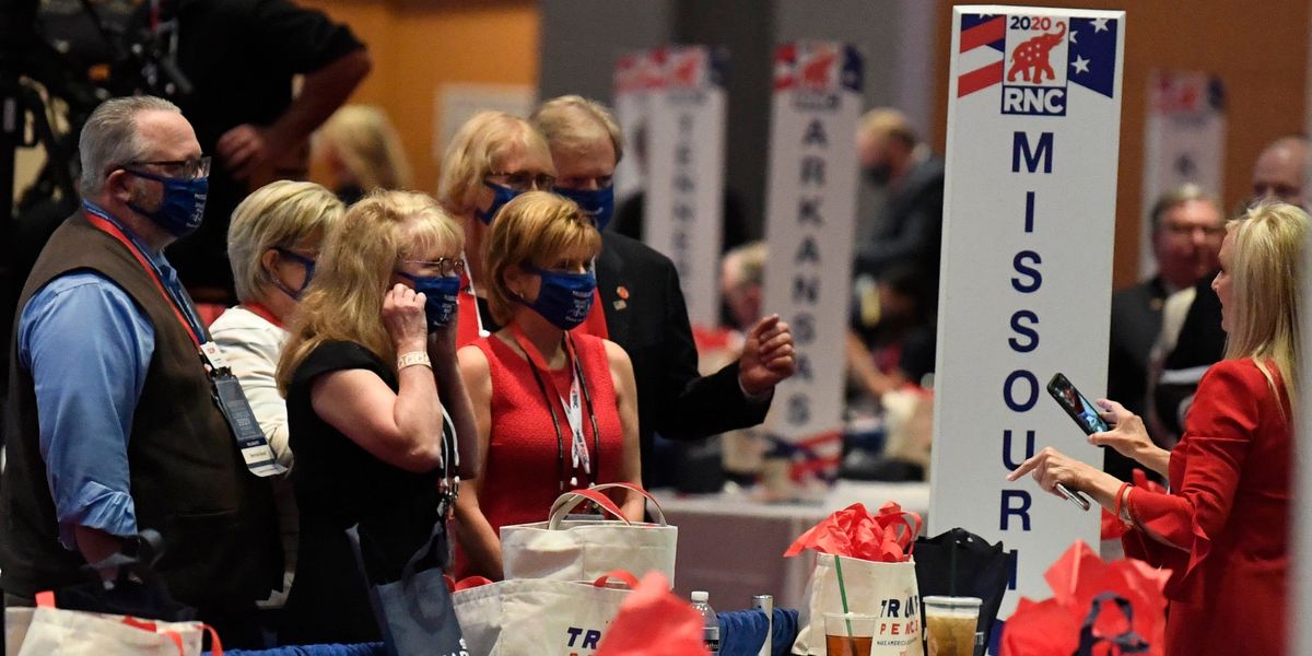 Missouri delegation at 2020 Republican National Convention