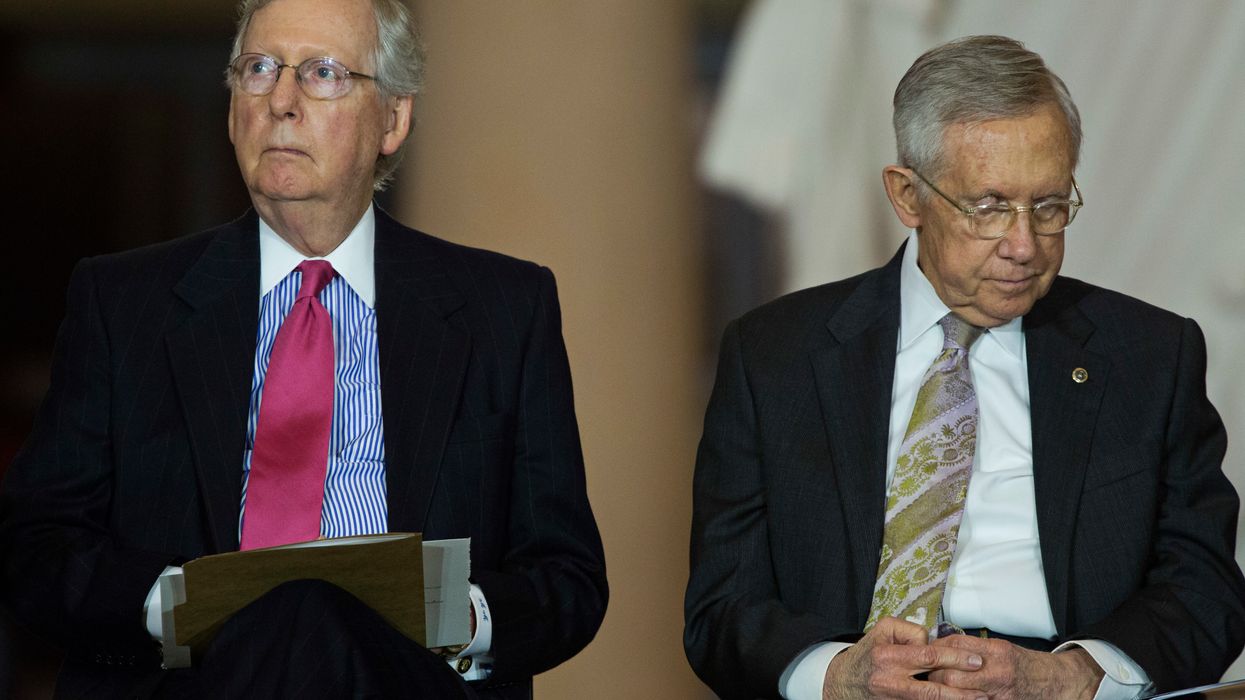 Mitch McConnell and Harry Reid
