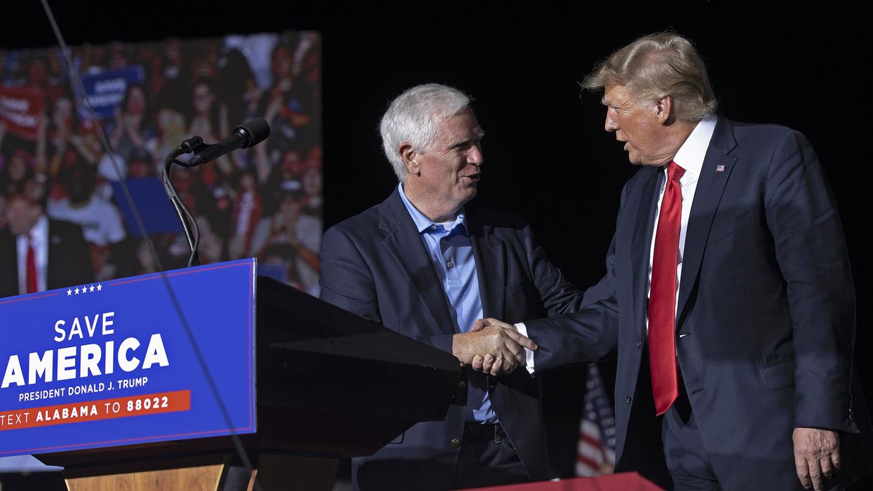 Mo Brooks and Donald Trump