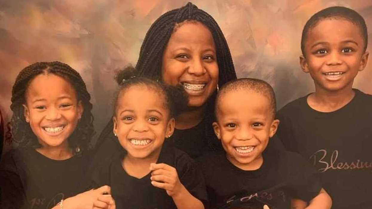 monique mcclure a single parent to four children