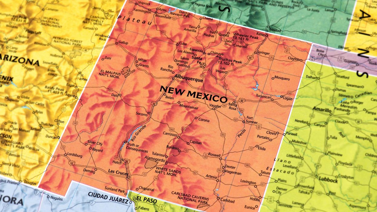 New Mexico map