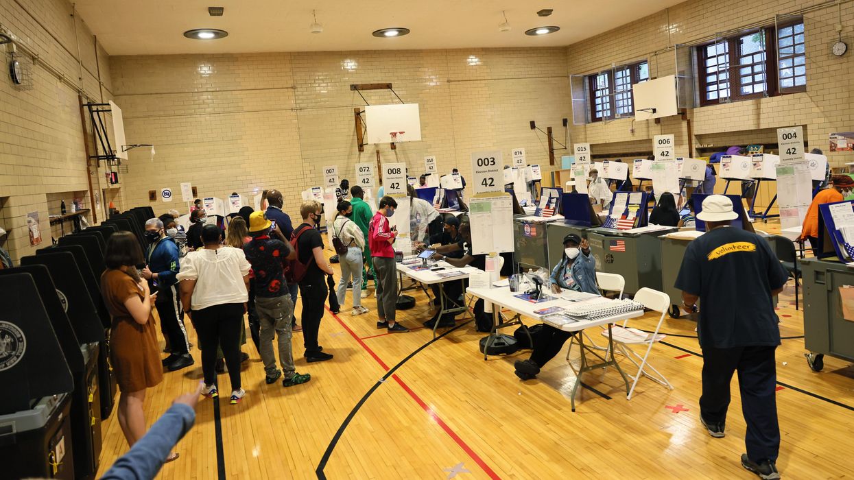 New York primary voters use ranked-choice voting