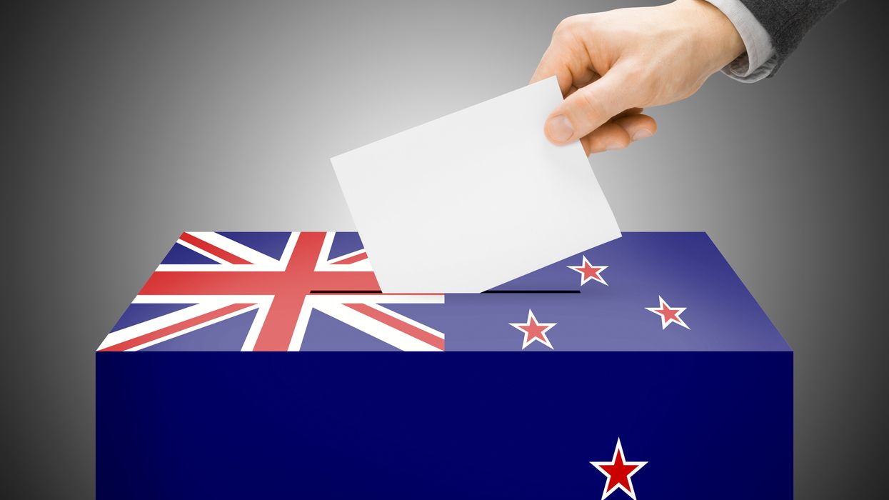 New Zealand voting box