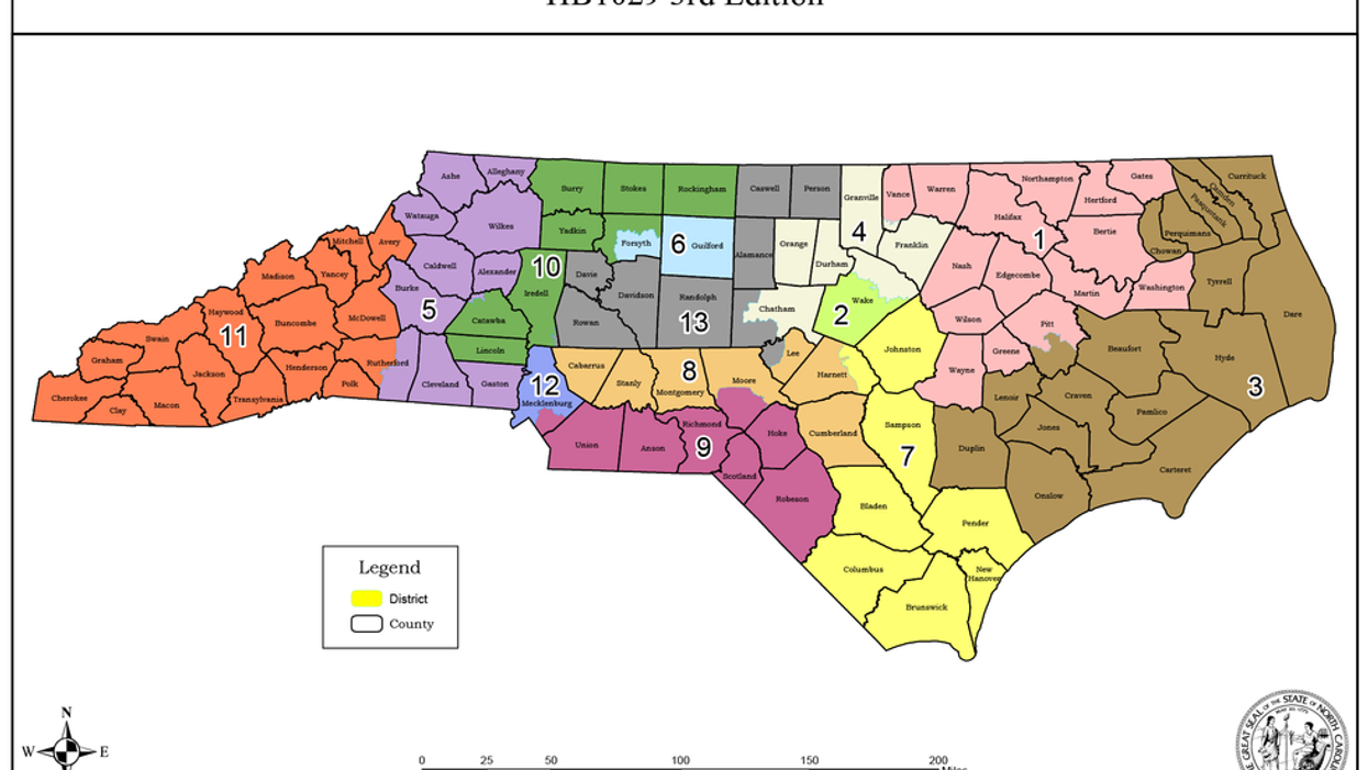 North Carolina congressional map