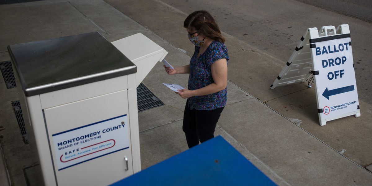 Ohio ballot drop box